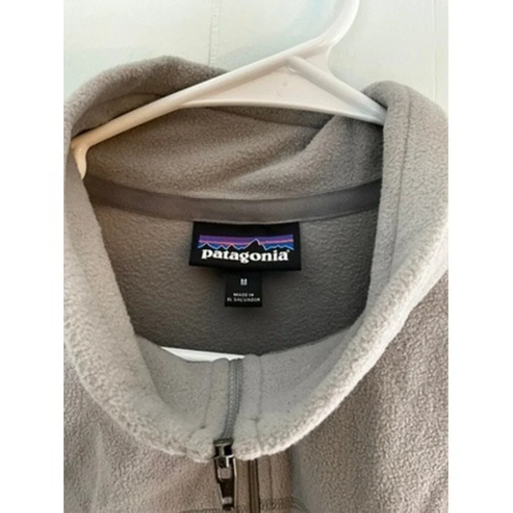 Patagonia Mens Micro D 1/4 Zip Fleece Pullover Forge Grey 26176 Size Medium
